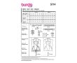 Strih Burda 5714 - Elegantná vesta, rocková vesta, motorkárska vesta