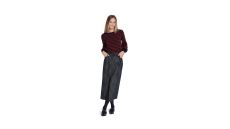 Strih Burda 5715 - Džínsová sukňa, úzka sukňa, midi sukňa, kiltová sukňa