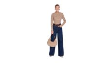 Strih Burda 5717 - Rolák, tričko s dlhým rukávom, elegantné tričko s prestrihom