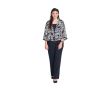 Strih Burda 5720 - Kabátik s opaskom, kimono, saténový kabátik, kardigan