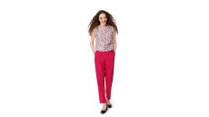 Strih Burda 5727 - Blúzka s prepínaním na chrbte, top bez rukávov, crop top