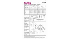Strih Burda 5729 - Kabátik, francúzske sako, športová bunda