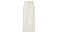 Strih Burda 5735 - Nohavice s rovnými nohavicami, ľanové nohavice, 7/8 džínsové nohavice, mom jeans