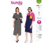 Strih Burda 5742 - Košeľové šaty, športové šaty, polo šaty
