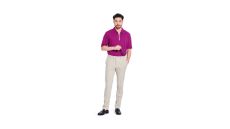 Strih Burda 5744 - Pánska mikina so stojačikom, polo tričko na zips