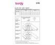 Strih Burda 5749 - Džínsová bunda, kabátik, sako