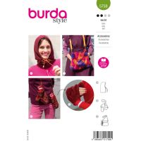 Strih Burda 5759 - Dámska kukla, palčiaky a rukávnik