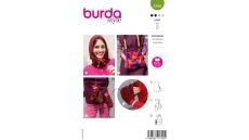 Strih Burda 5759 - Dámska kukla, palčiaky a rukávnik