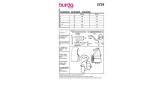 Strih Burda 5759 - Dámska kukla, palčiaky a rukávnik