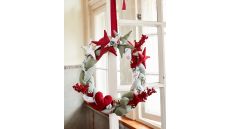 Strih Burda 5760 - Medvedík, vianočný stromček, vankúš a adventný veniec