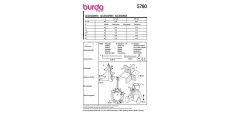 Strih Burda 5760 - Medvedík, vianočný stromček, vankúš a adventný veniec