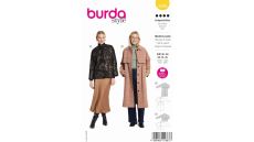 Strih Burda 5769 - Dlhý kabát, trenčkot, krátky kabát