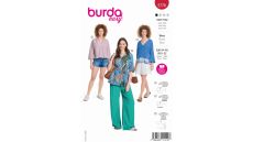 Strih Burda 5776 - Tunika, voľná blúzka
