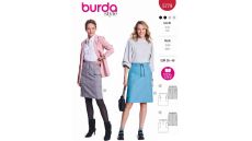 Strih Burda 5779 - Rovná sukňa, sukňa s gumou v páse