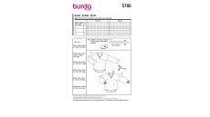 Strih Burda 5780 - Blúzka, hodvábna blúzka