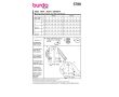 Strih Burda 5799 - Sako, prepínacia bunda, prešívaná bunda