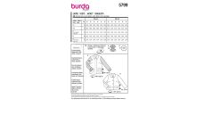 Strih Burda 5799 - Sako, prepínacia bunda, prešívaná bunda