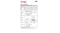 Strih Burda 5800 - Košeľa, predĺžená košeľa, košeľová tunika