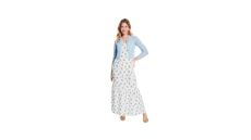 Strih Burda 5806 - Šaty na ramienka babydoll