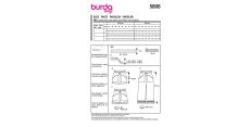 Strih Burda 5808 - Nohavice so sťahovaním v páse, šortky, kraťasky, culottes