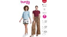 Strih Burda 5809 - Tričko s balónovými rukávmi