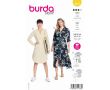 Strih Burda 5819 - Zavinovacie šaty