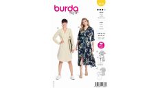 Strih Burda 5819 - Zavinovacie šaty