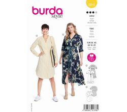 Strih Burda 5819 - Zavinovacie šaty