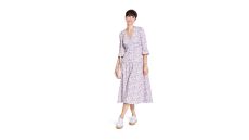 Strih Burda 5820 - Puzdrové šaty, šaty s volánikmi, boho šaty