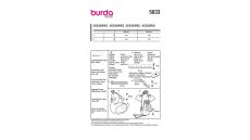 Strih Burda 5833 - Plyšové zvieratká, plyšový slon, labuť