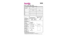 Strih Burda 5835 - Elegantné šaty, krajkové šaty