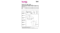 Strih Burda 5842 - Pánska košeľa, pánska vrchná košeľa, ľanová košeľa