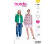 Strih Burda 5847 - Blúzka, košeľa