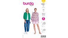 Strih Burda 5847 - Blúzka, košeľa