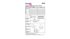 Strih Burda 5848 - Mikina, bomber, fleecová bunda