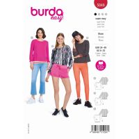 Strih Burda 5849 - Blúzka