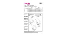 Strih Burda 5849 - Blúzka