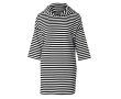 Strih Burda 5851 - Mikinové šaty s kapucňou, tričkové šaty