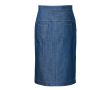 Strih Burda 5857 - Prepínacia sukňa, džínsová sukňa, rovná sukňa