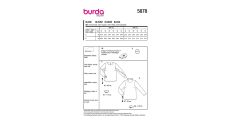Strih Burda 5878 - Blúzka, rolák