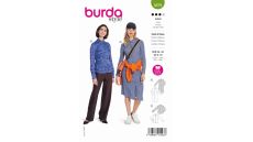 Strih Burda 5879 - Košeľové šaty, košele