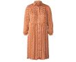Strih Burda 5882 - Košeľové šaty s golierom