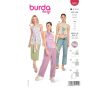 Strih Burda 5891 - Top za krk