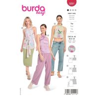 Strih Burda 5891 - Top za krk