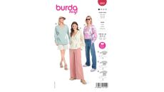 Strih Burda 5892 - Zavinovacie sako