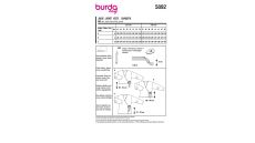 Strih Burda 5892 - Zavinovacie sako
