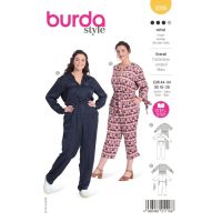 Strih Burda 5896 - Overal