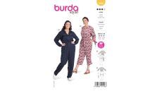 Strih Burda 5896 - Overal