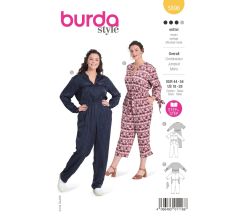 Strih Burda 5896 - Overal