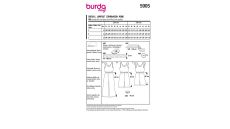 Strih Burda 5905 - Overal, nohavicové šaty